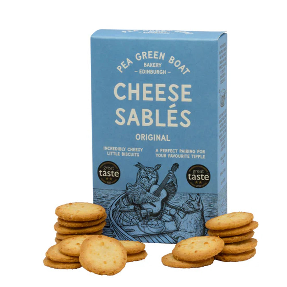 Pea Green Boat Cheese Sables Original