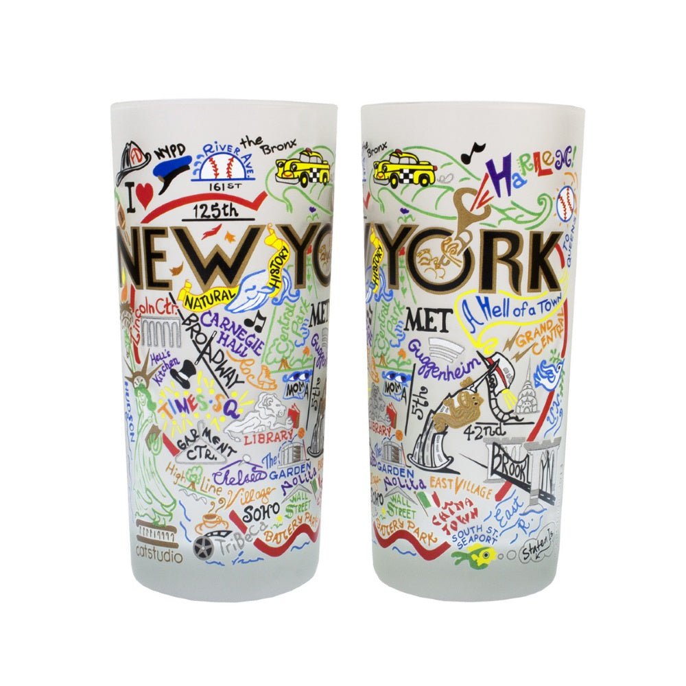 New York City Glass Tumbler From Catstudio