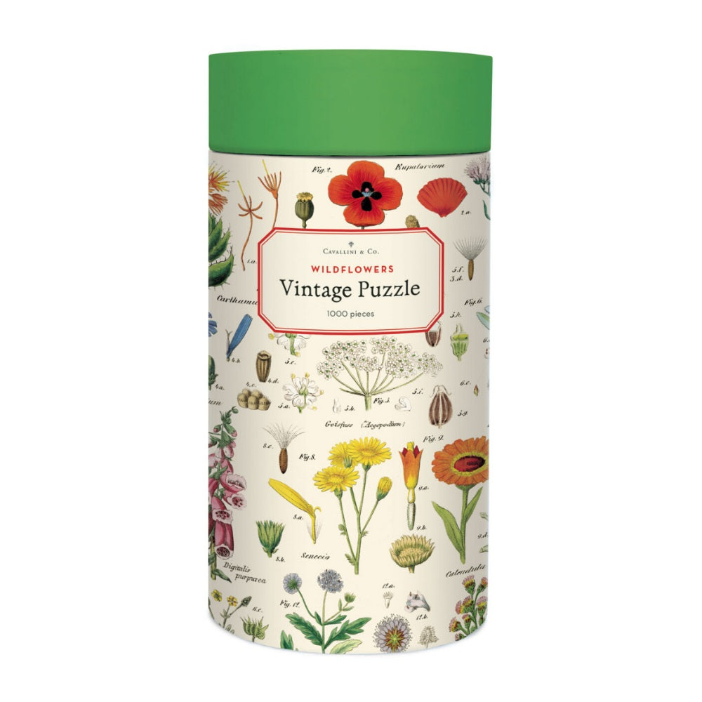 Cavallini & Co. Wildflowers 1000 Piece Puzzle