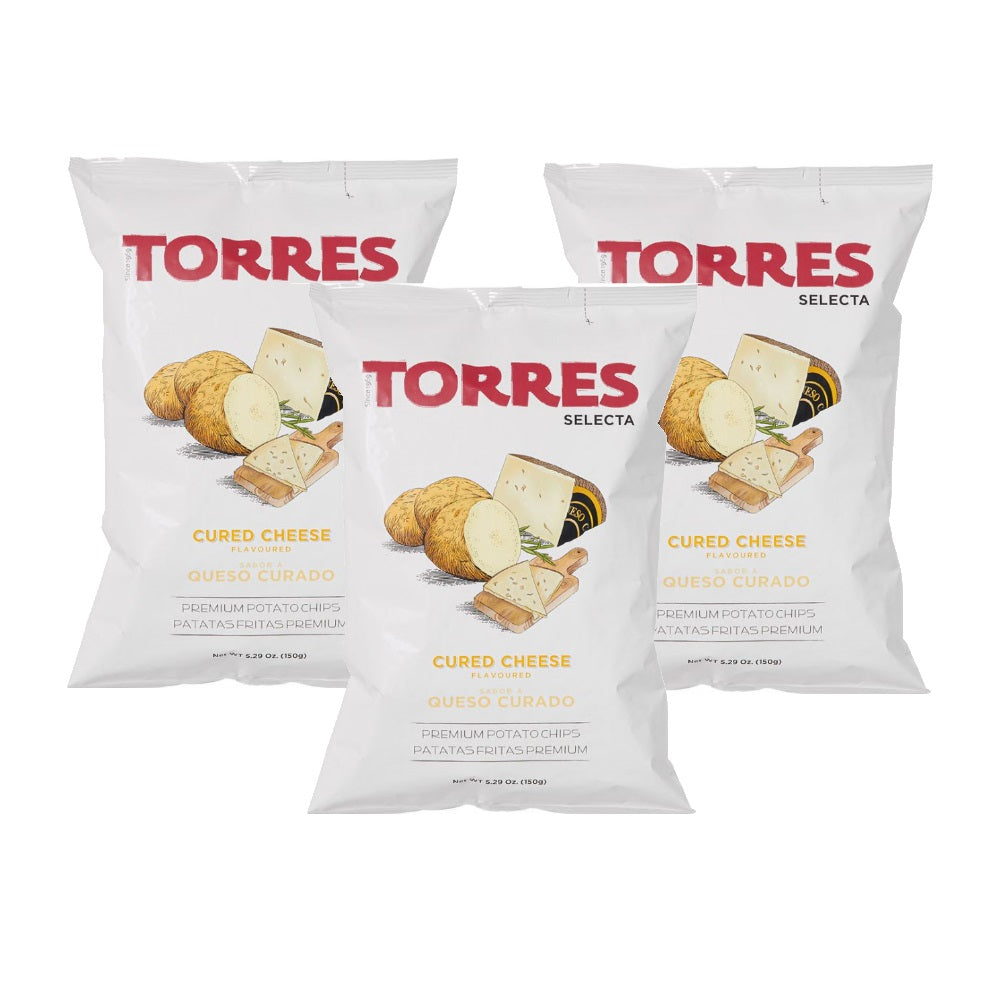 Torres Cured Cheese Chips 150g (3-Pack)