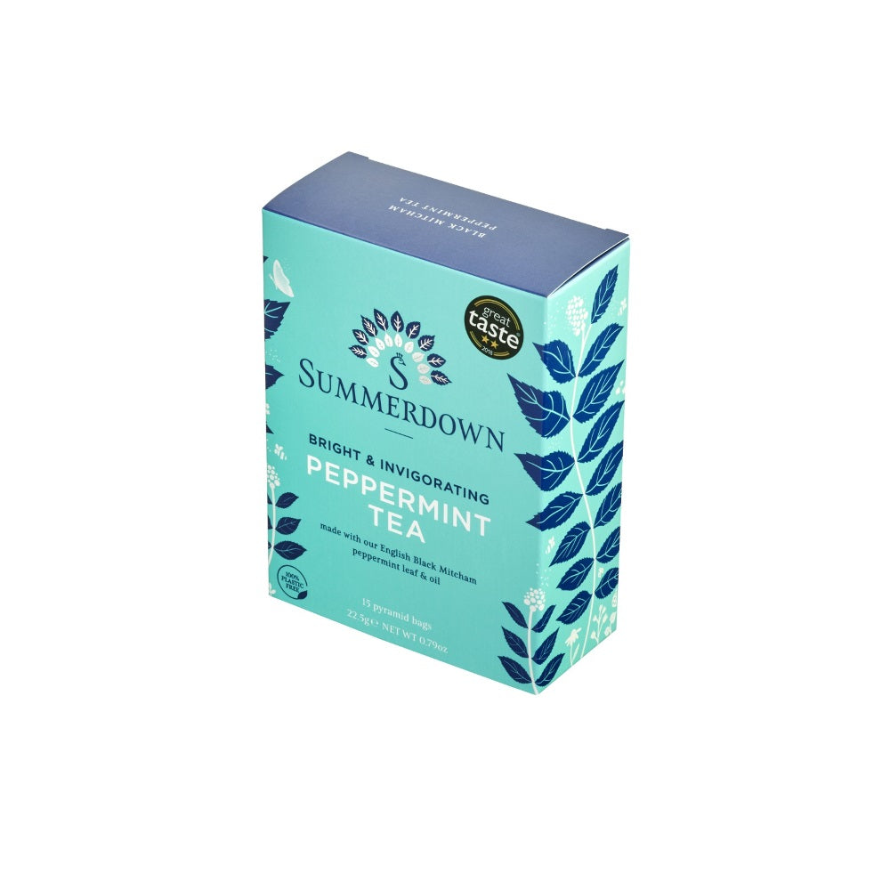 Summerdown English Peppermint Tea Pyramids (15 temples)