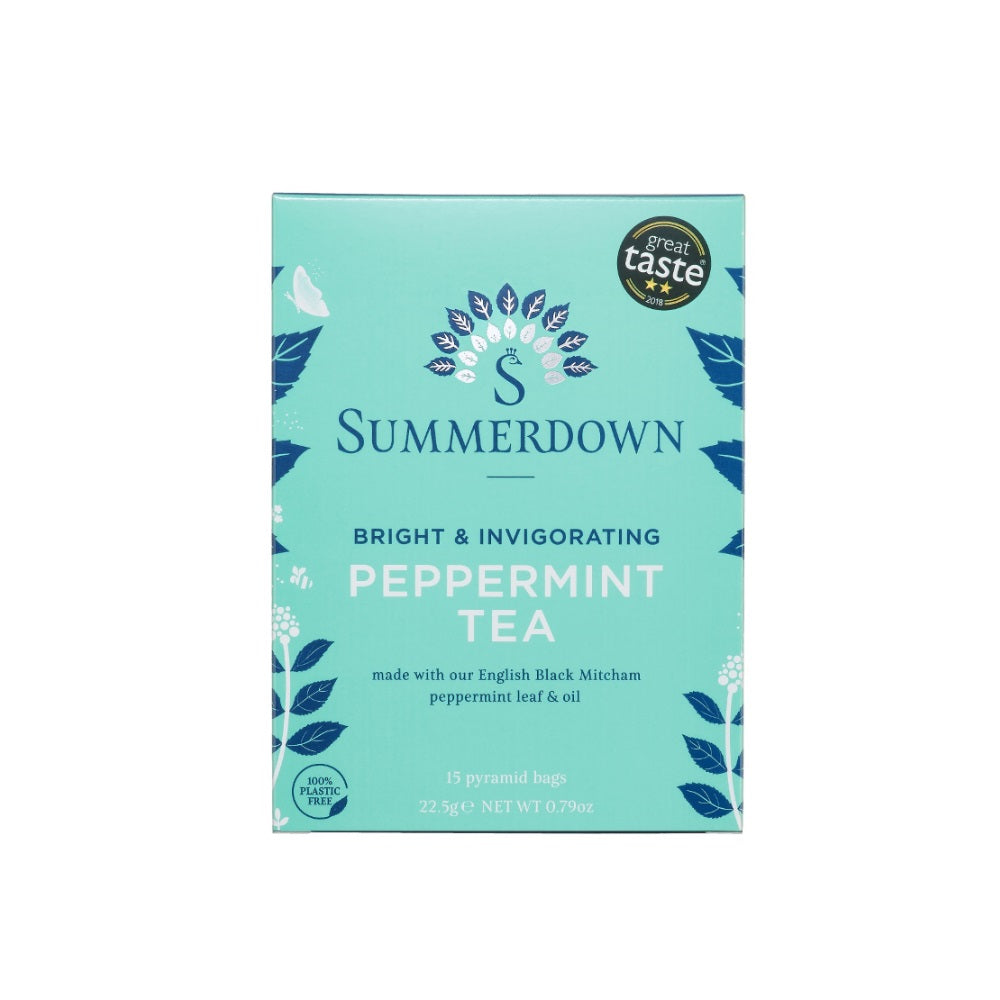 Summerdown English Peppermint Tea Pyramids (15 temples)