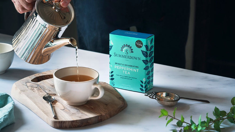 Summerdown English Peppermint Tea Pyramids (15 temples)