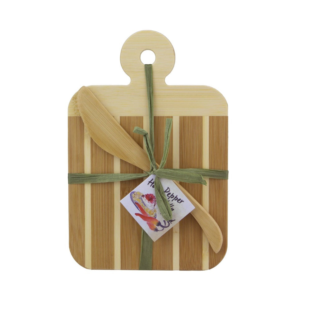 Cutting Board & Spreader Knife Gift Set