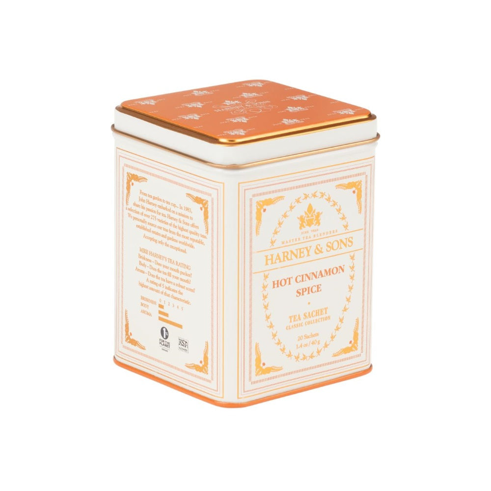 Harney & Son Hot Cinnamon Tea Tin (20 Sachets)