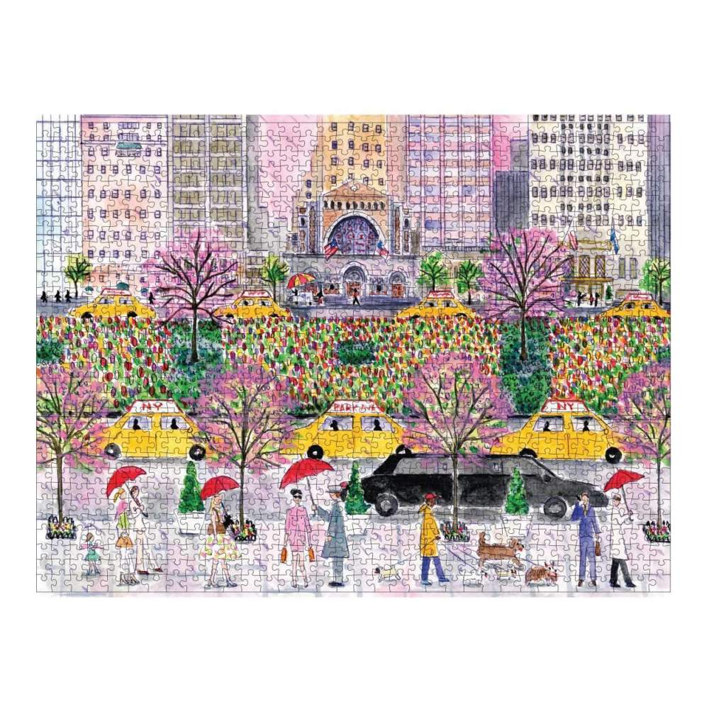 Michael Storrings- Spring on Park Ave NYC 1000 Piece Jigsaw Puzzle