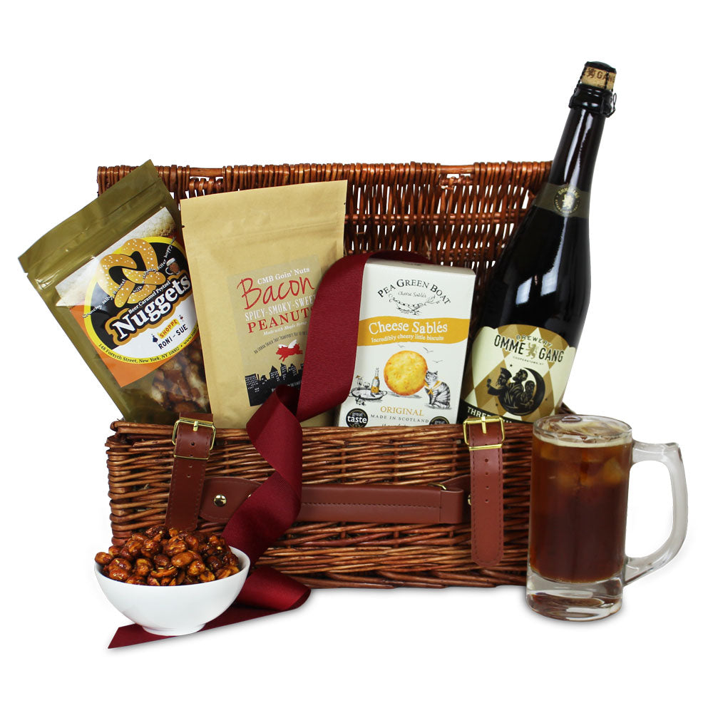 Beer & Snack Basket