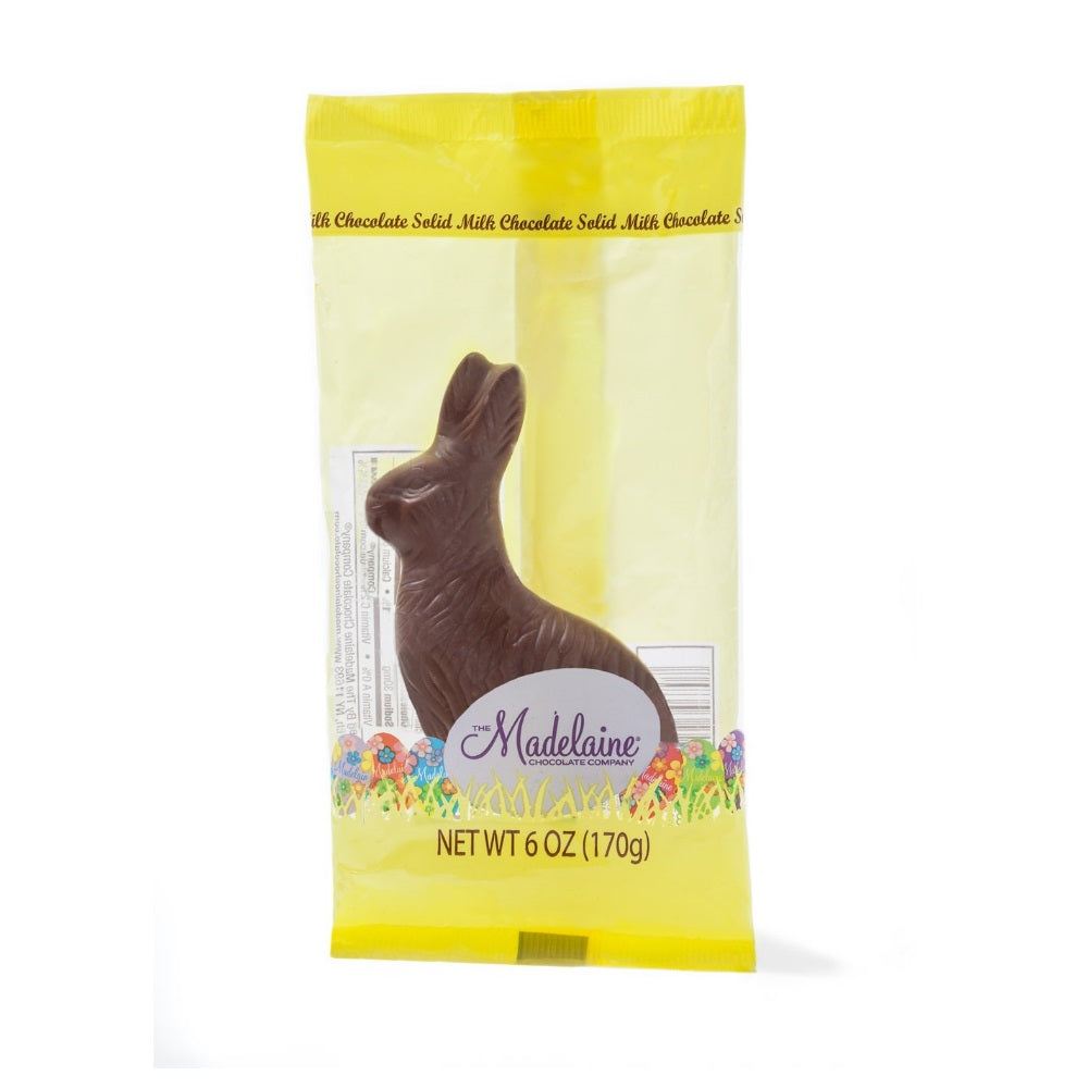 Small Solid Chocolate 6oz Easter Bunny