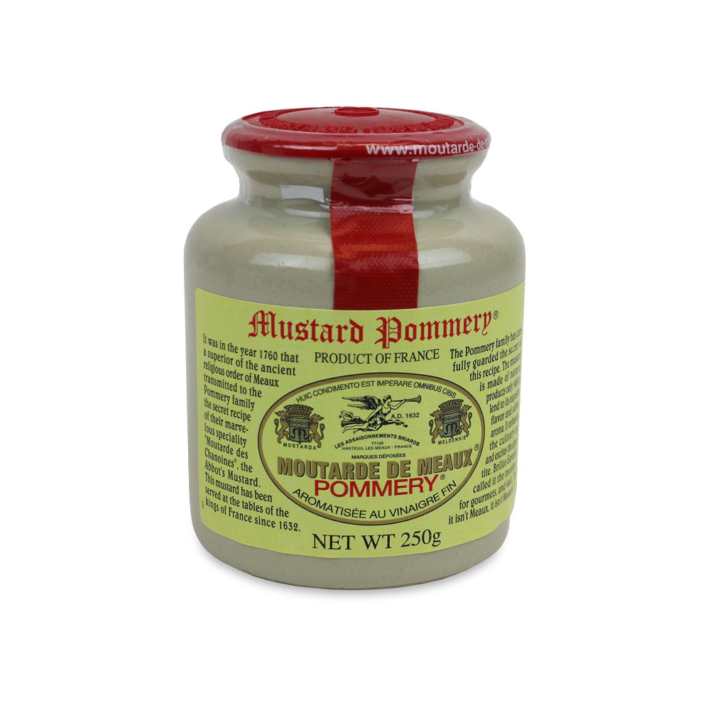 Pommery Mustard Whole Grain Mustard in Crock from Meaux 250g