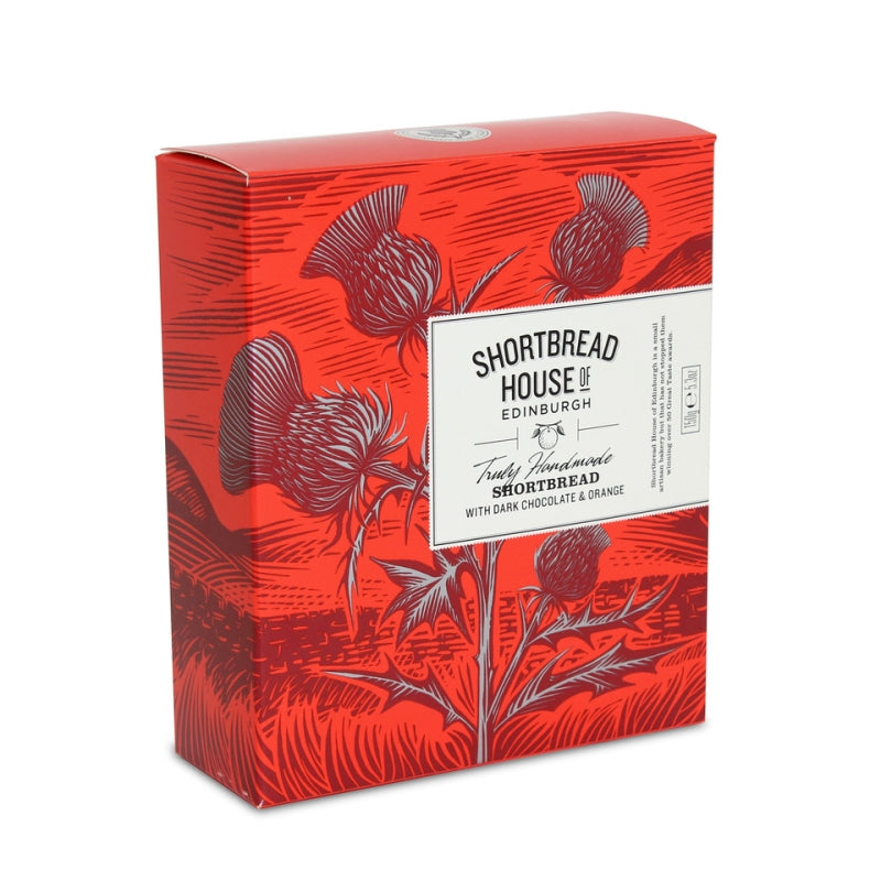 Shortbread House Dark Chocolate & Orange Mini Rounds Box 150g