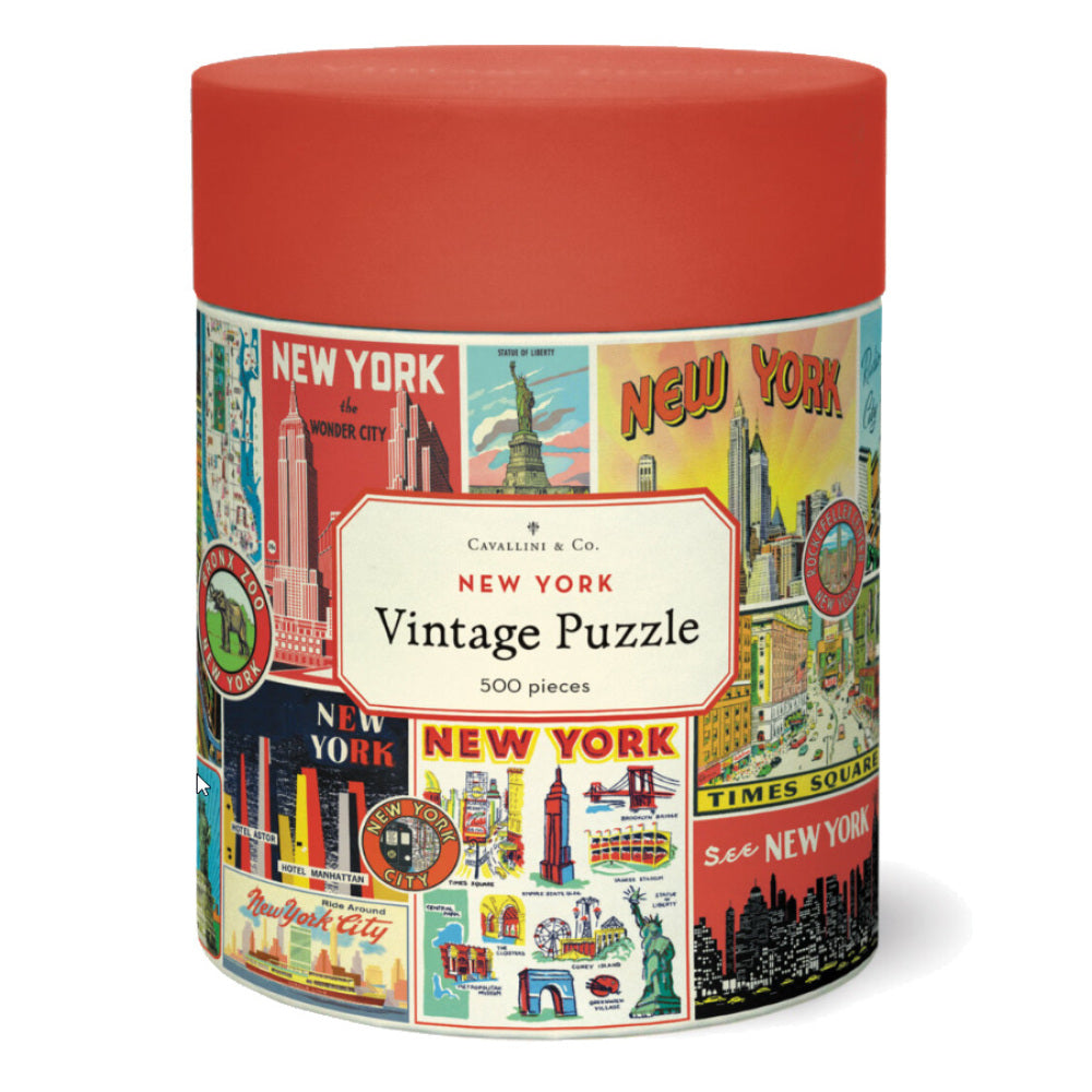 Cavallini & Co. New York City Vintage 500 Piece Puzzle