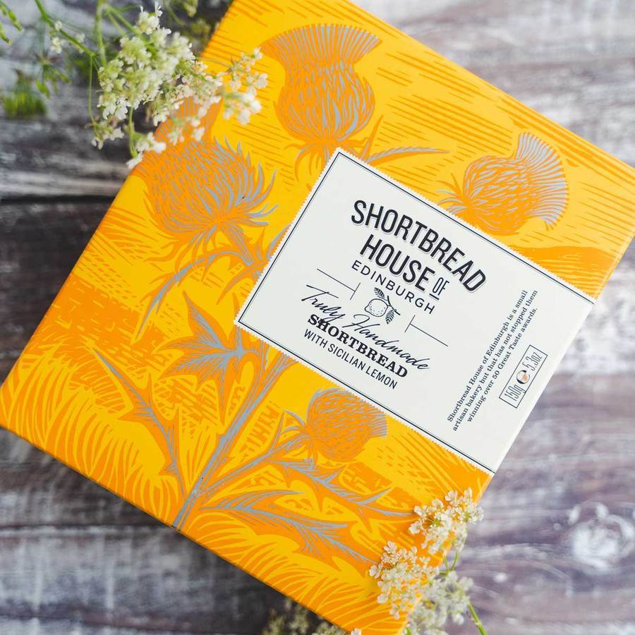 Shortbread House Lemon Mini Rounds Box 150g