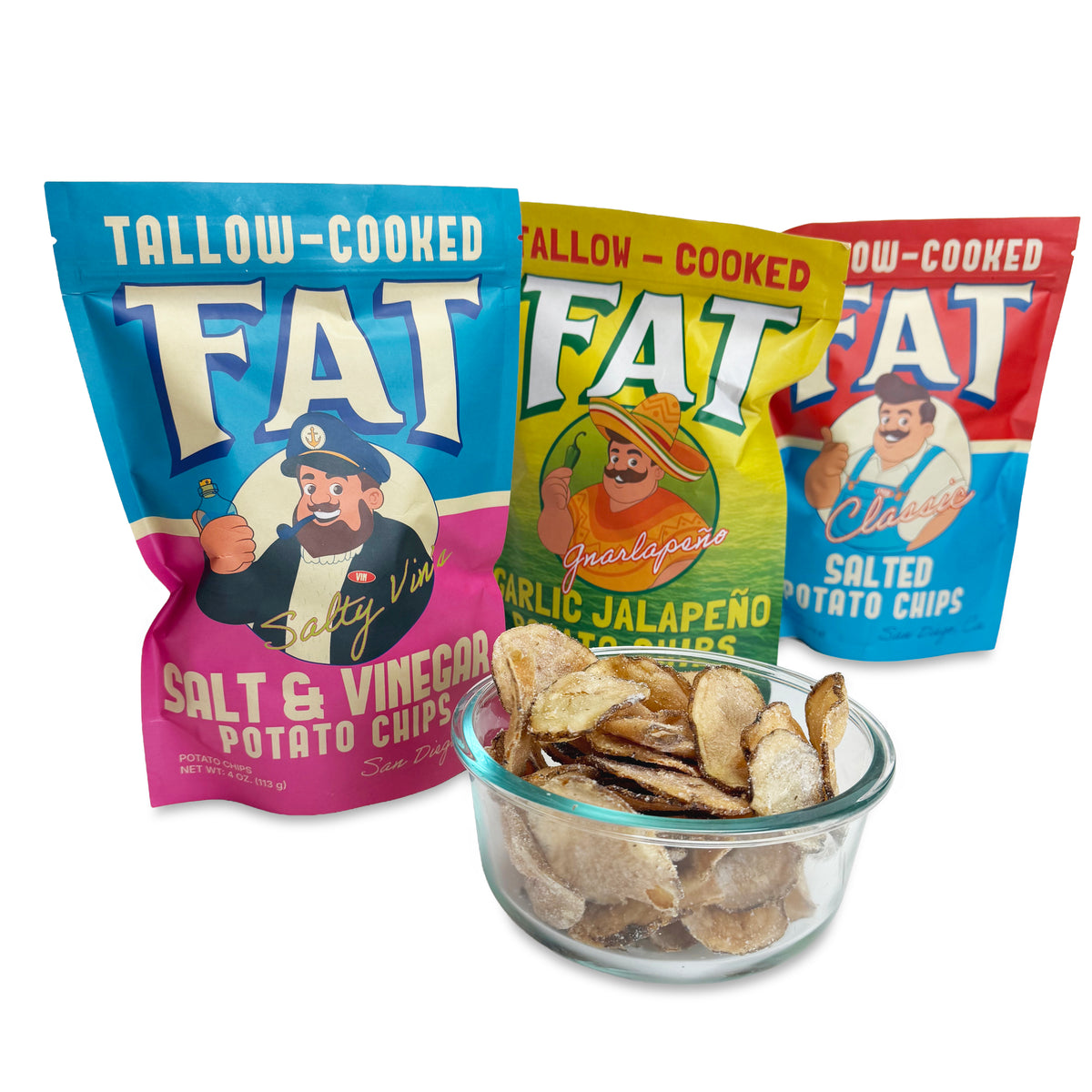 FAT Chips 3 Bag Assortment