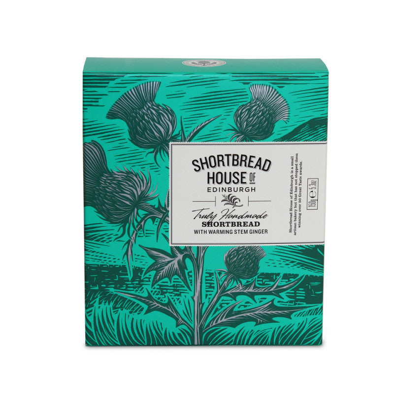 Shortbread House Stem Ginger Mini Rounds Box 150g