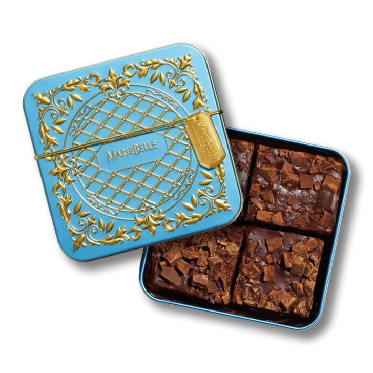 Mariebelle 4pc Chocolate Ganache Brownie Tin
