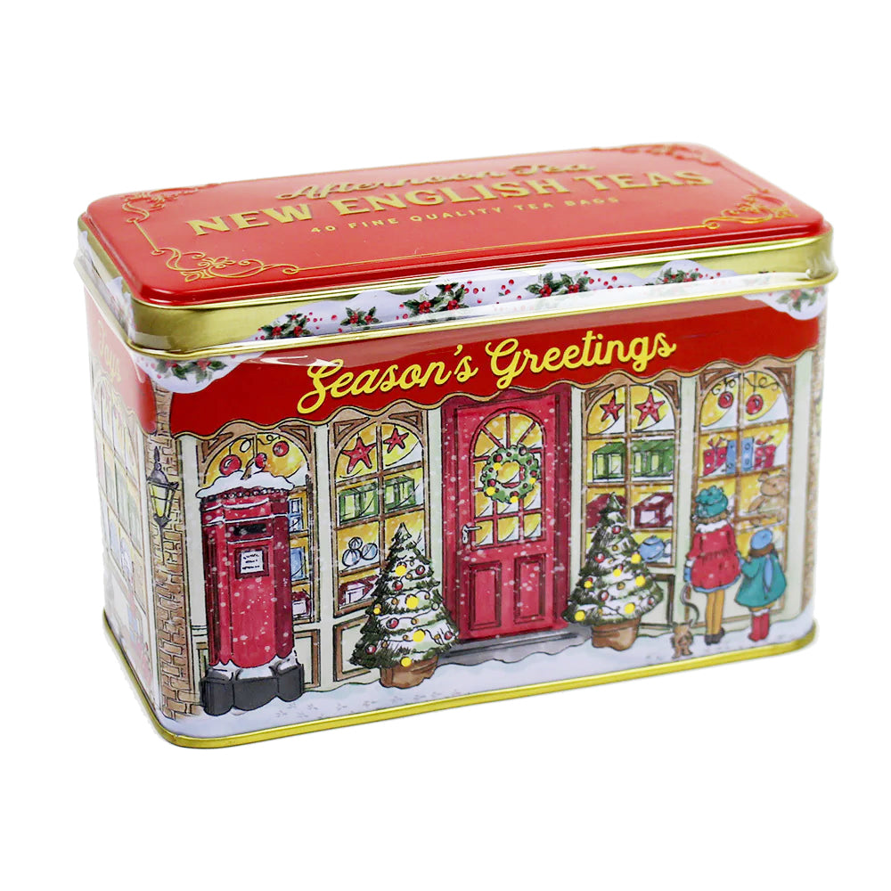 Season Greeting English Tea Tin (40 tea bags)