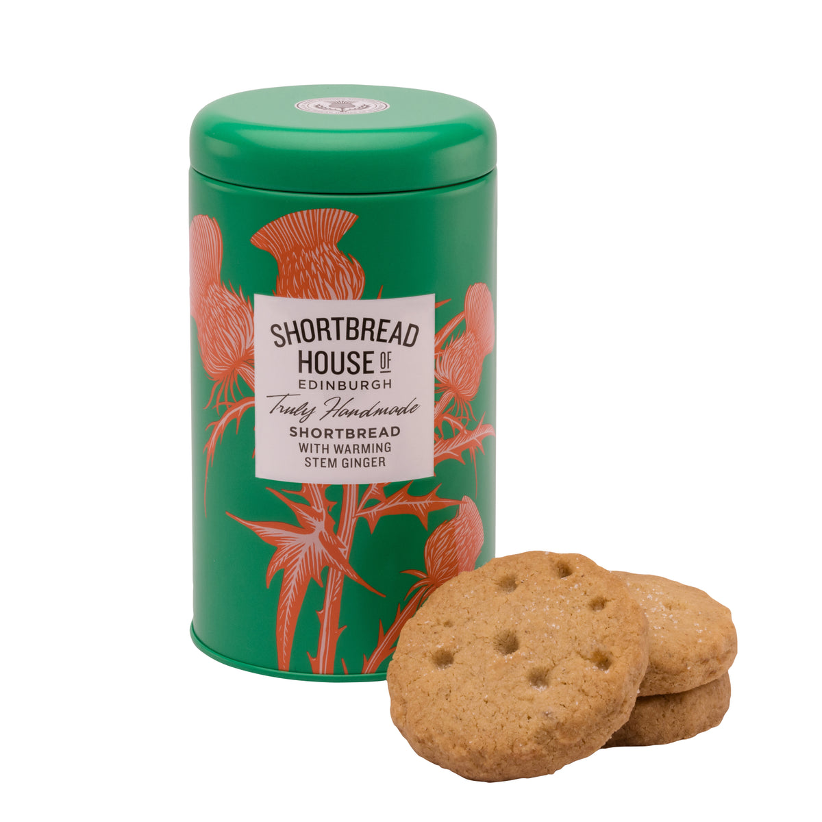 Shortbread House Stem Ginger Biscuit Tin 140g
