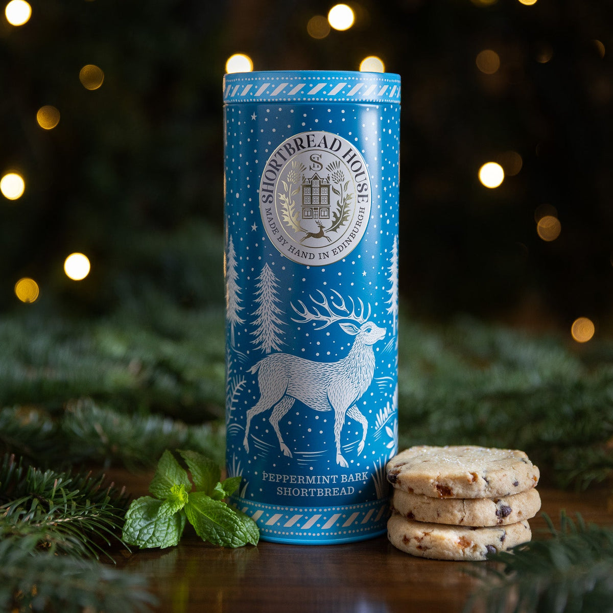 Shortbread House Holiday Tin Peppermint Bark 200g
