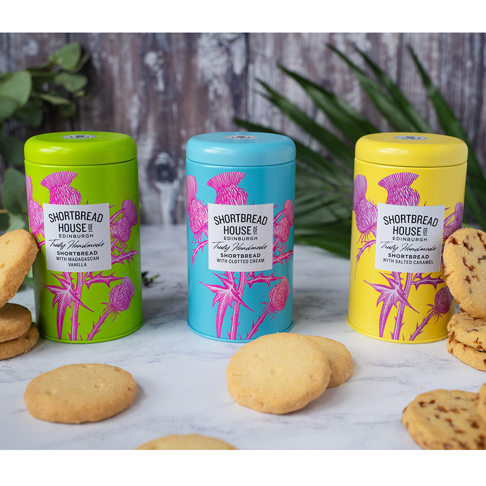 Shortbread House Tin with Madagascan Vanilla (140g)
