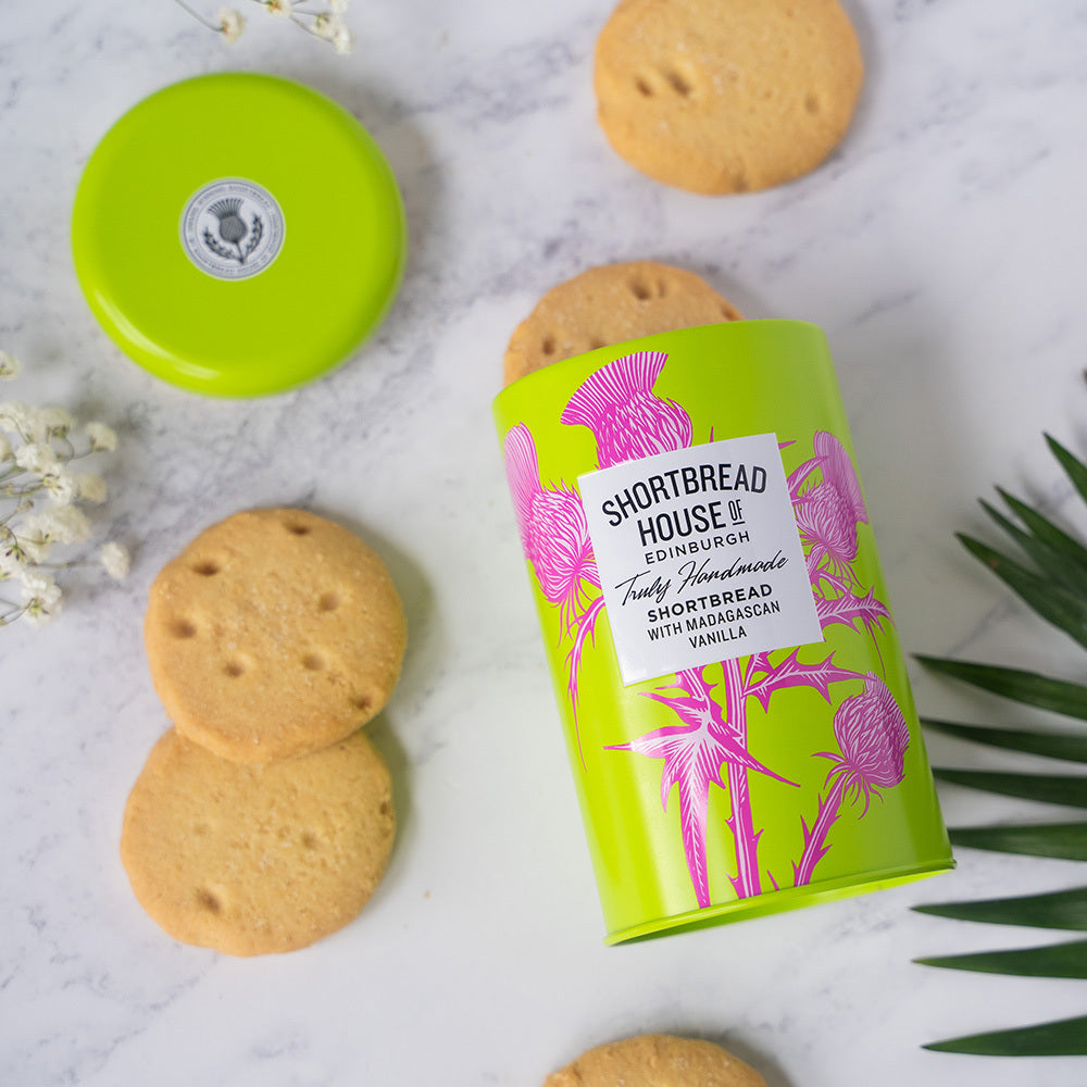 Shortbread House Tin with Madagascan Vanilla (140g)