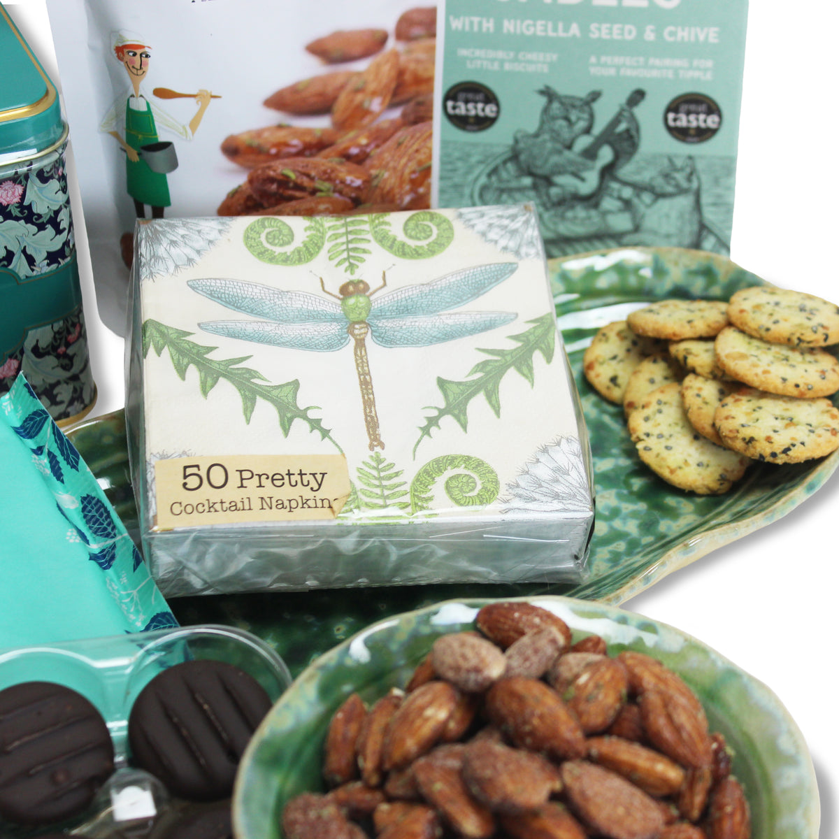 Botanical Tea Party Gift Set with Snacks