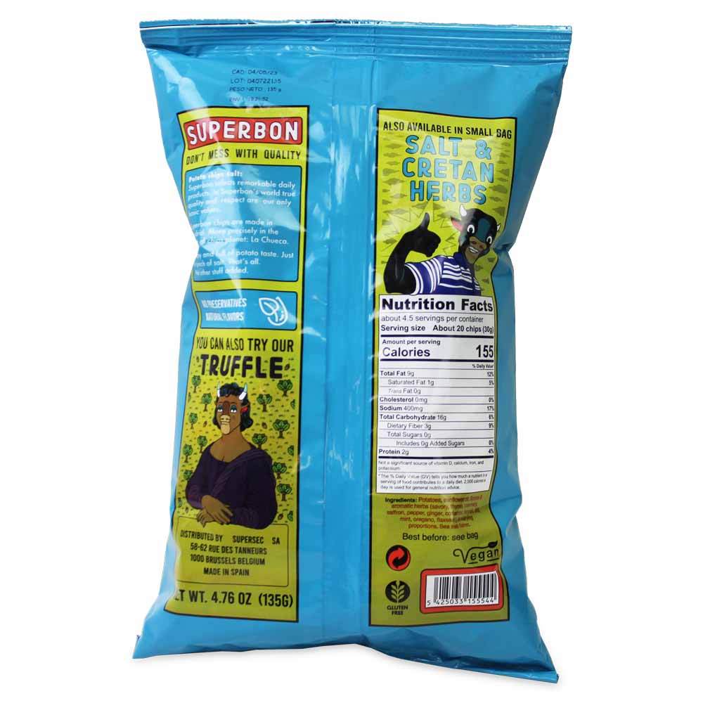 SUPERBON Cretian Herb Potato Chip (3 x 125g bags)