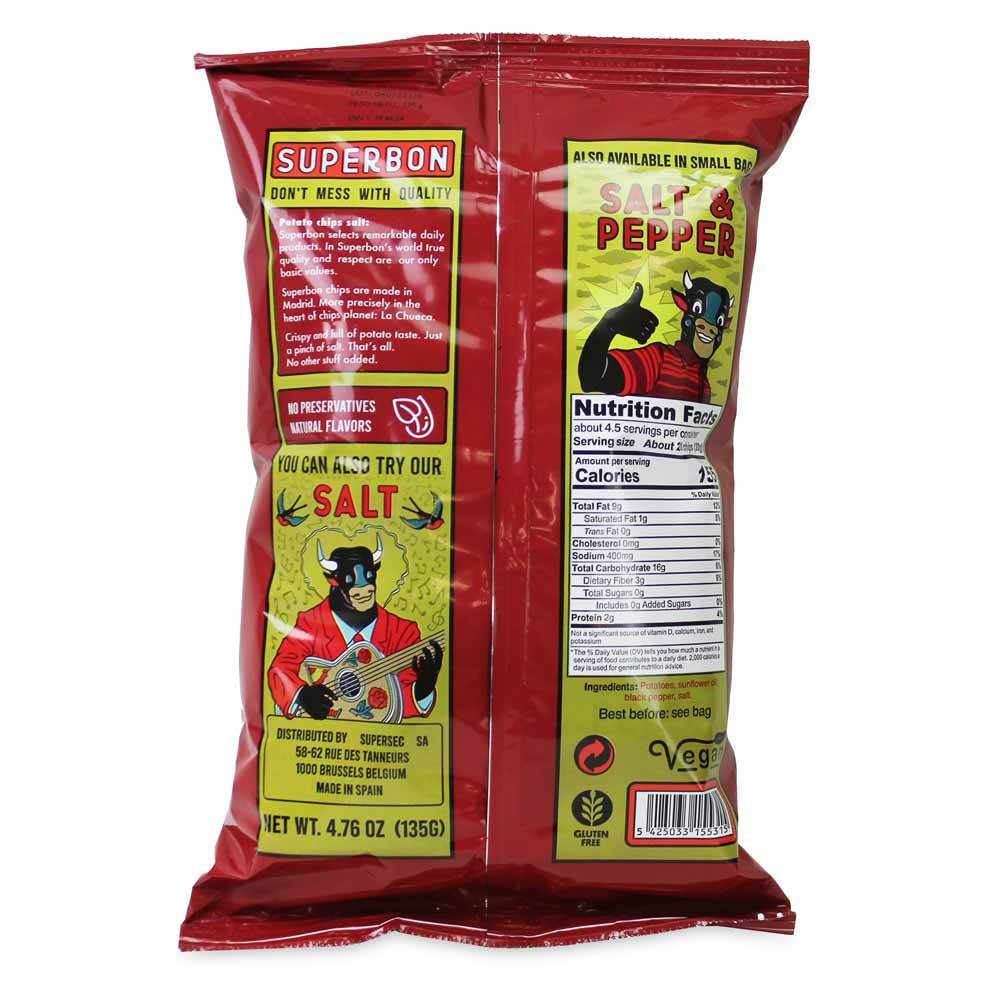 SUPERBON Salt & Pepper Potato Chip (3 x 125g bags)