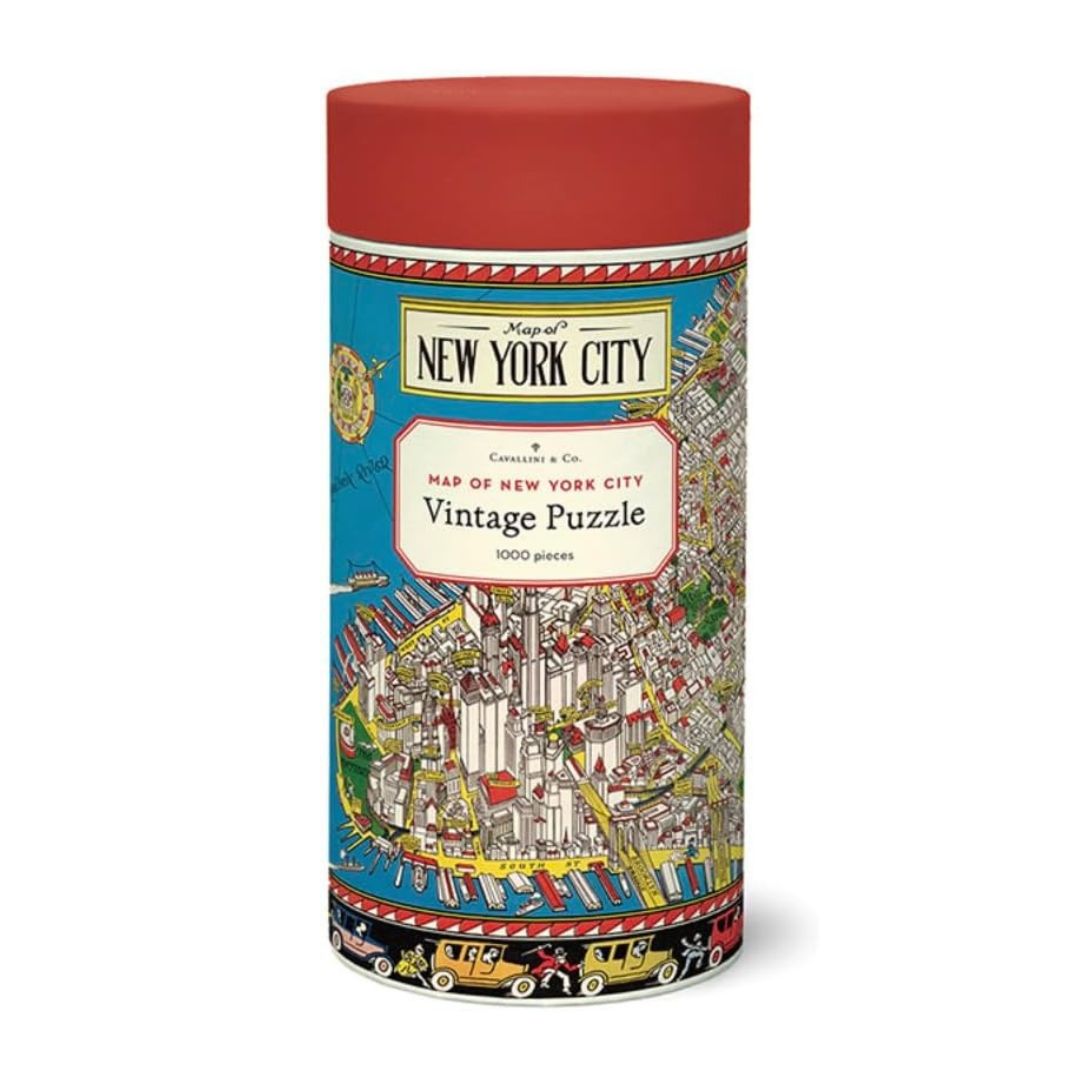 Cavallini & Co New York Vintage 1000 Piece Puzzle