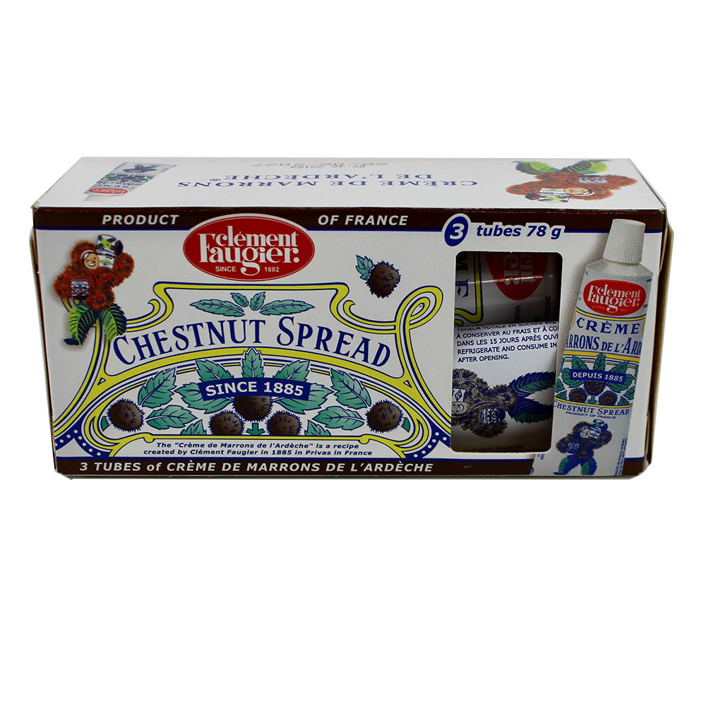 French Chestnut Spread by Clement Faugier (3 x 78g tubes)