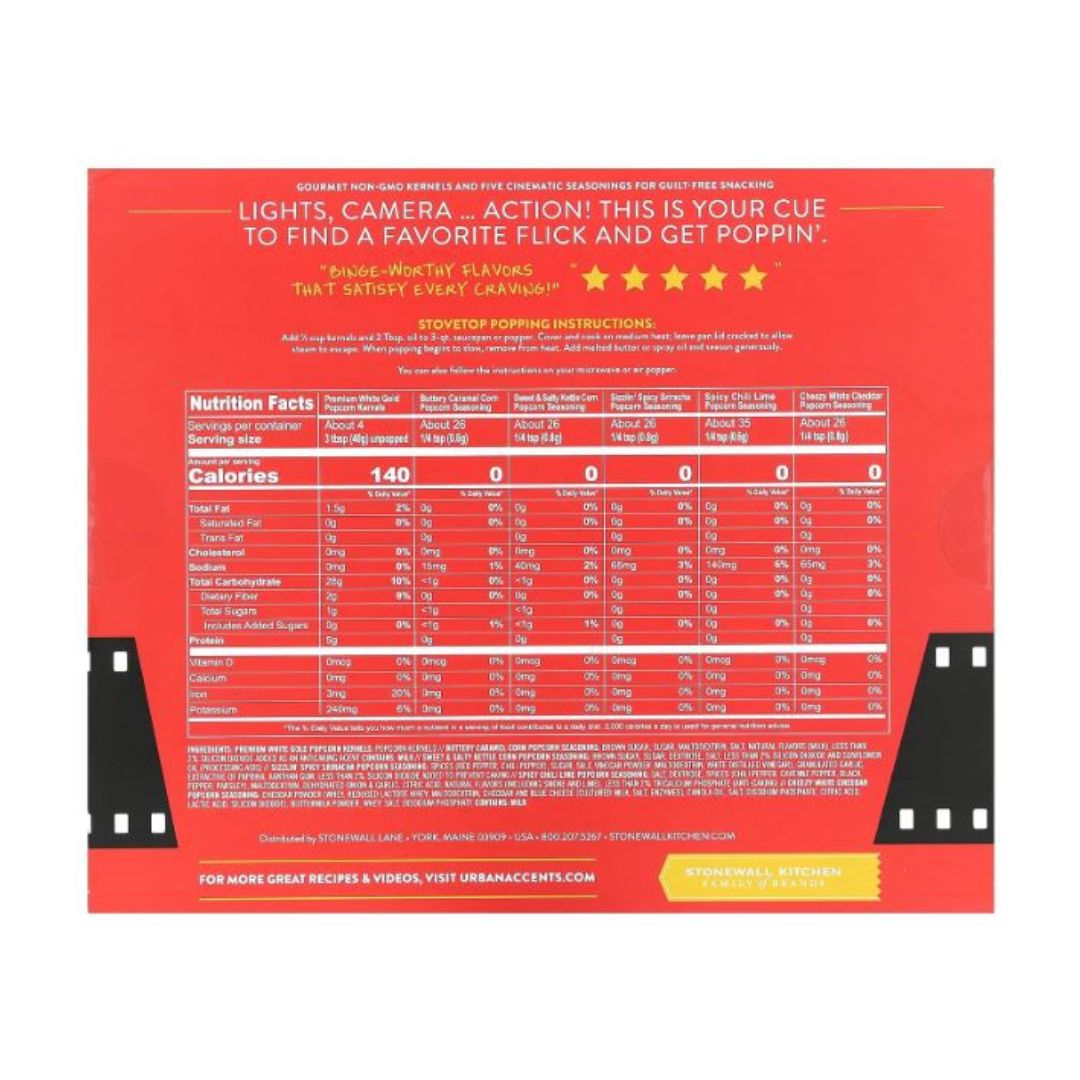 Movie Night Gourmet Popcorn Gift Set