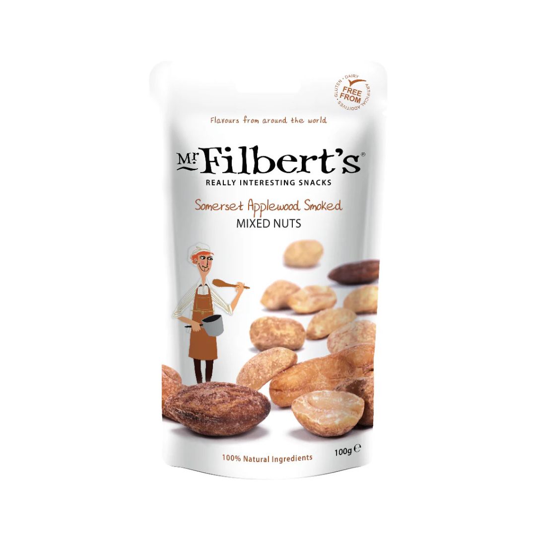 Mr. Filbert’s Applewood Smoked Mixed Nuts (100g)