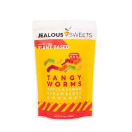 Jealous Sweets Tangy Worms 125g (2-Pack)