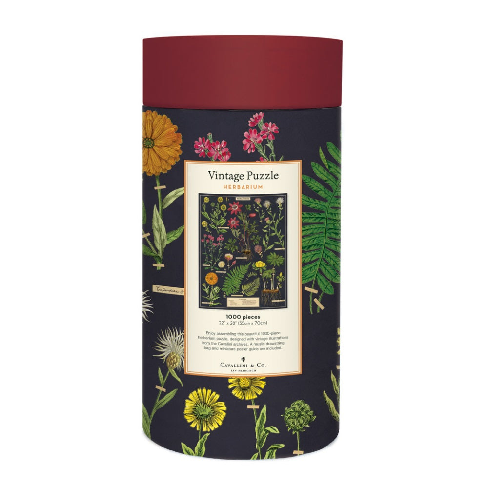 Cavallini & Co. Herbarium 1000 Piece Puzzle