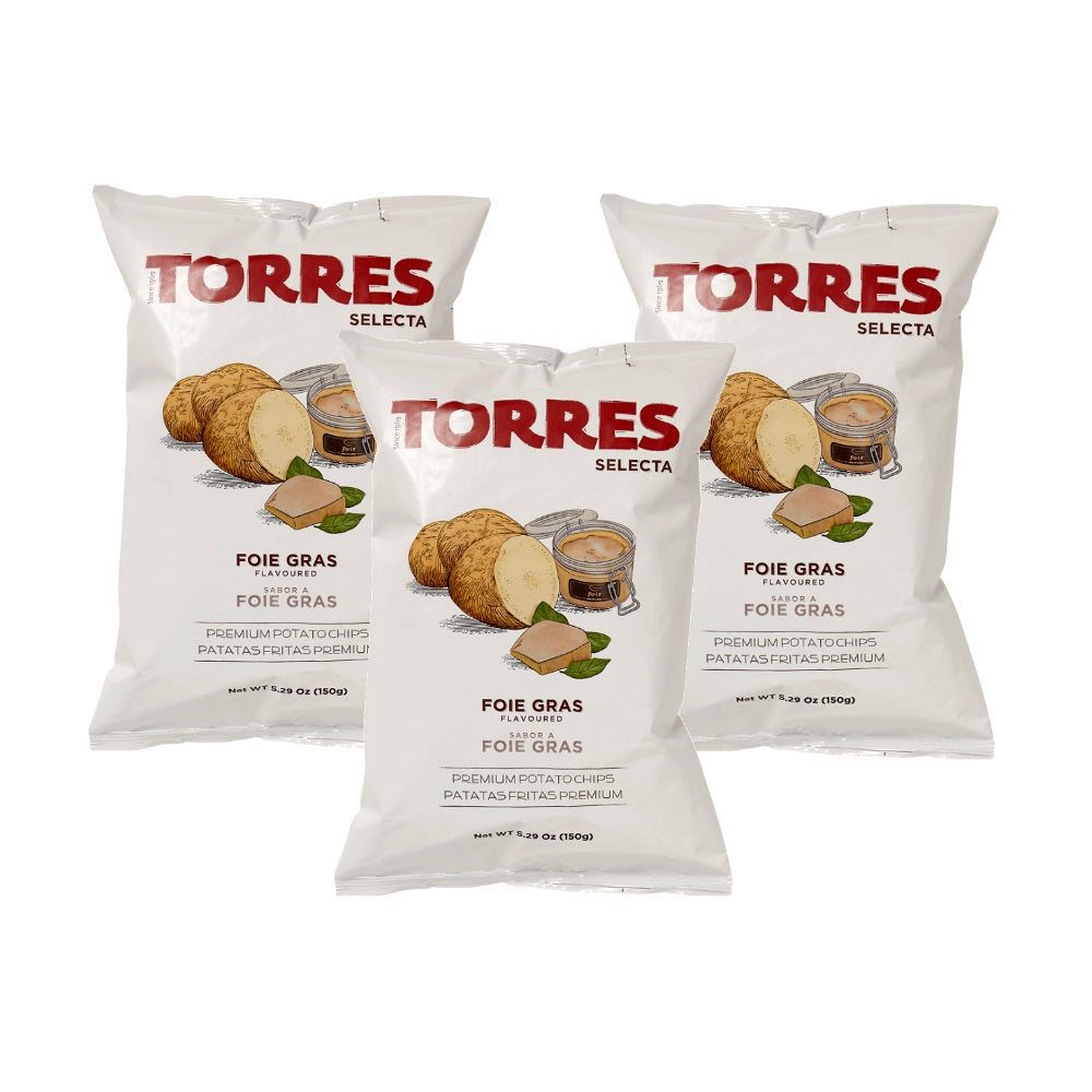 Torres Foie Gras Chips 150g (3-Pack)