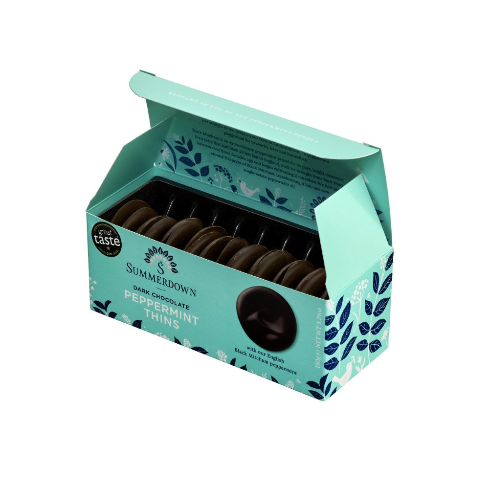 Summerdown Chocolate Mint Peppermint Thins 150g