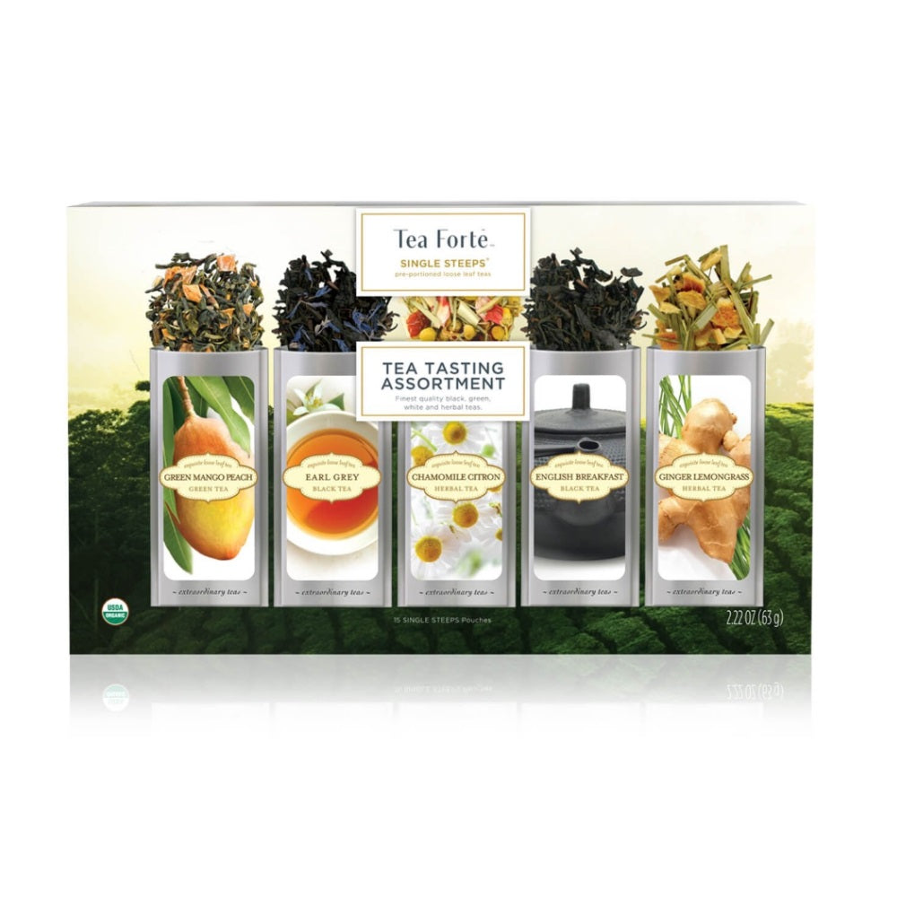 Tea Forte Single Steeps Tasting Assortment Box