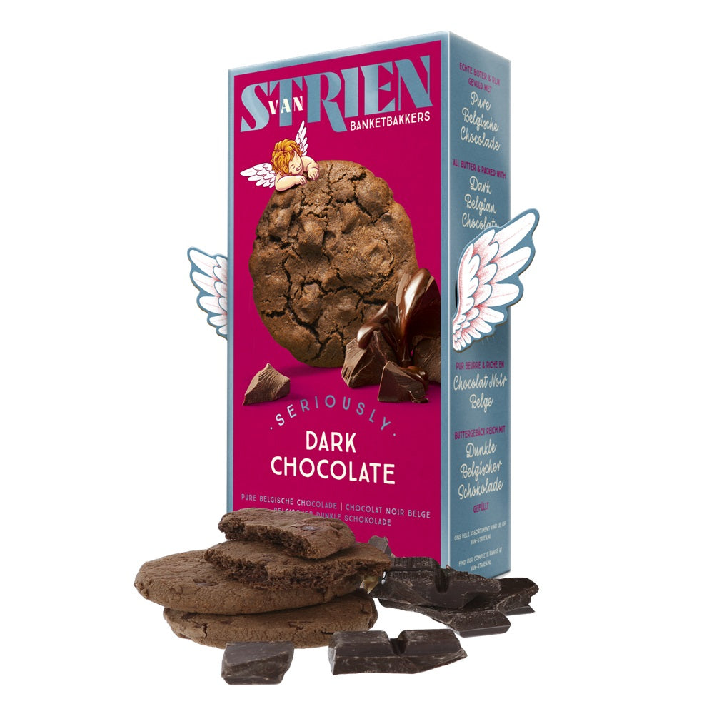 Van Strien Delicious Dark Cookies 140g