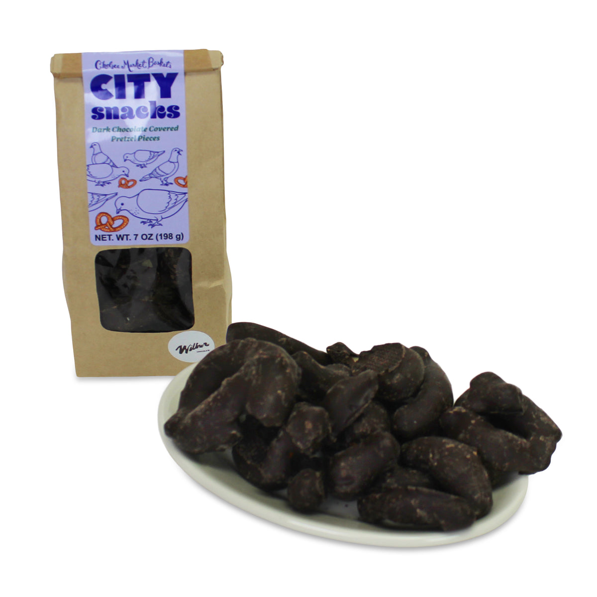 CMB City Snacks Dark Chocolate Covered Pretzels 7oz