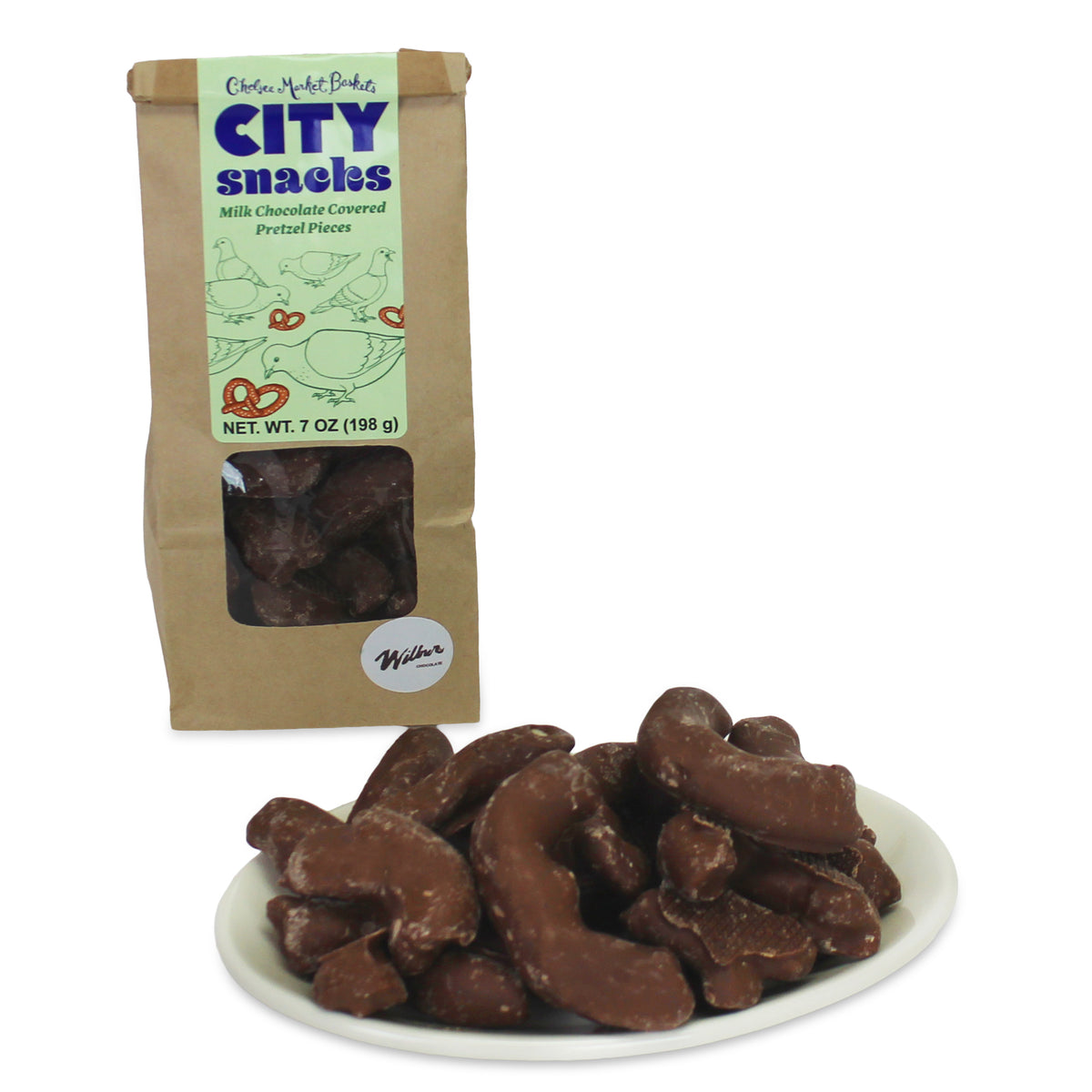 CMB City Snacks Milk Chocolate Covered Pretzels 7oz