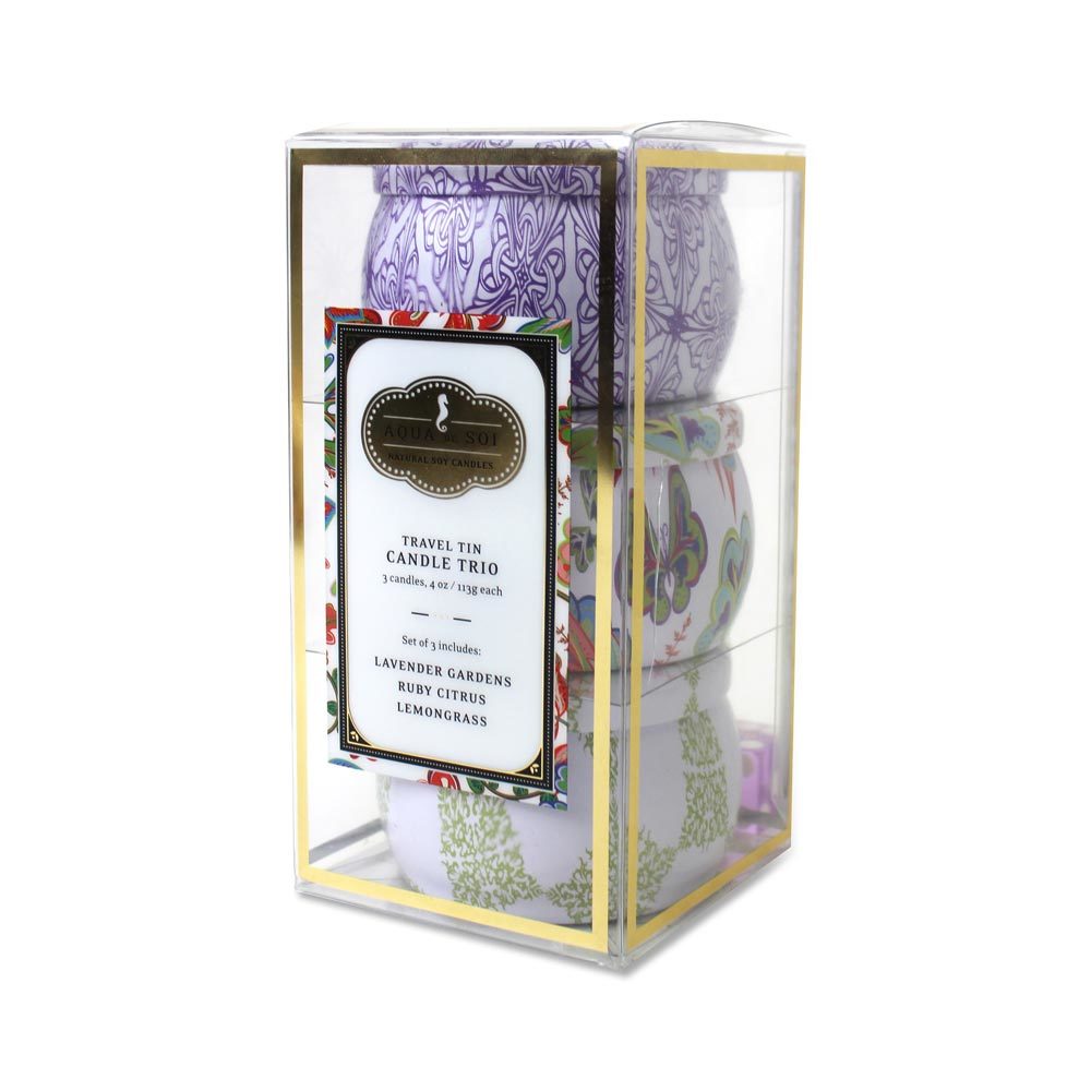 Aqua Soi Candle Trio