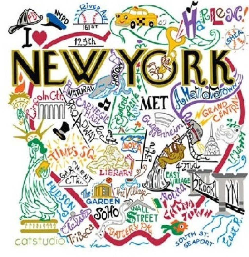 NYC Dish Towel From Catstudio