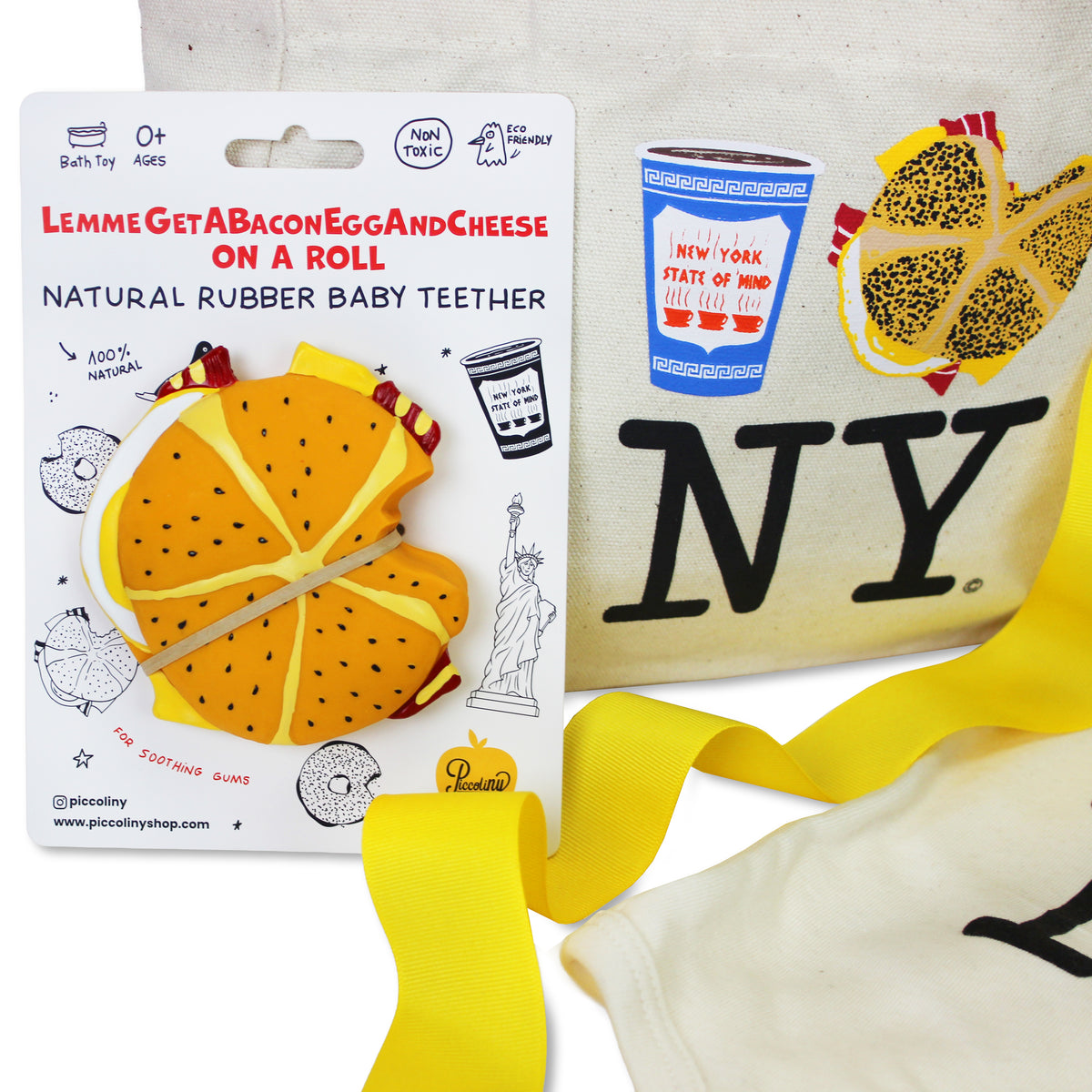 The Little NY Bacon Egg & Cheese Baby Gift