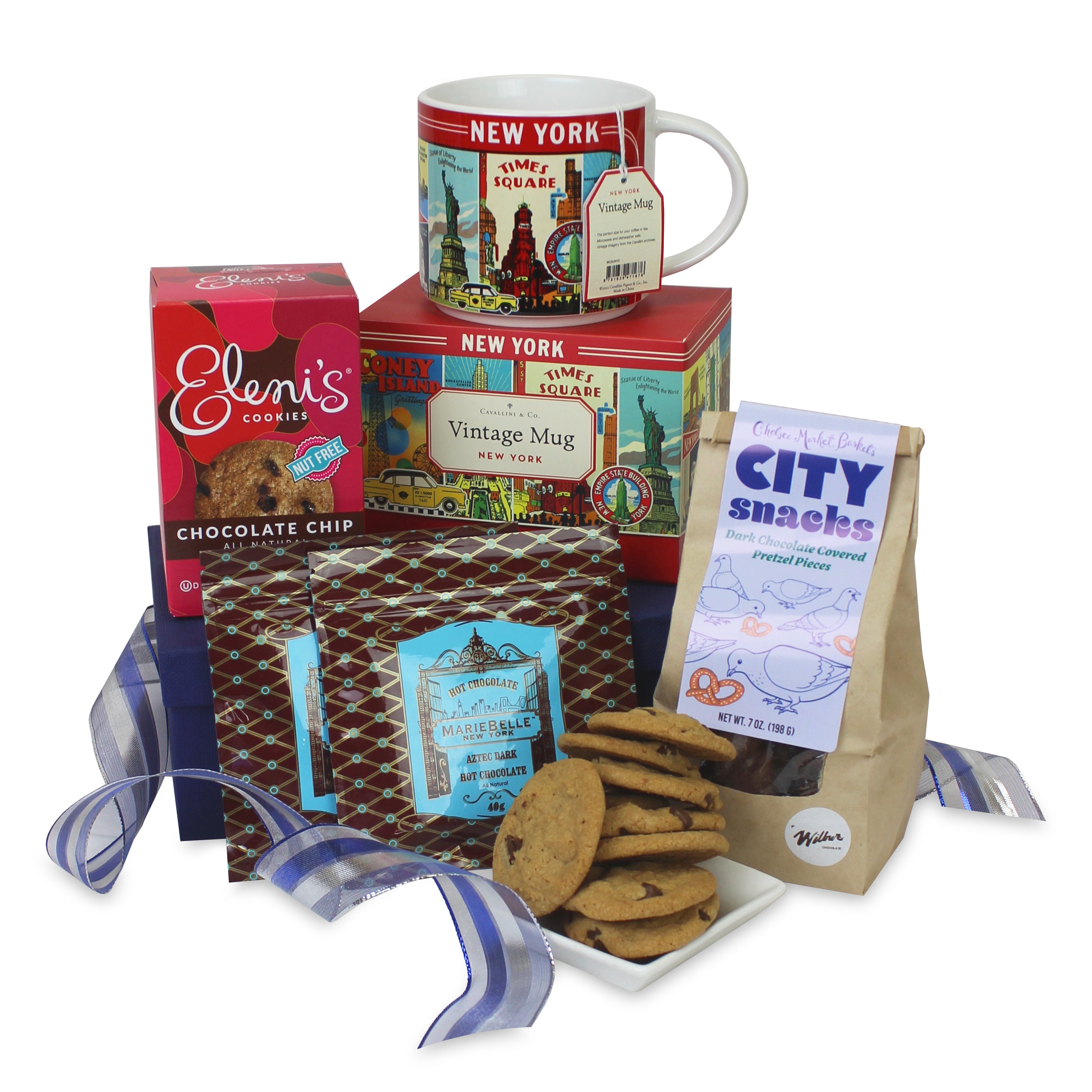 「Very Merry time in New York」セット MarieBelle NYC Cocoa & Chocolate – Chelsea Market Baskets