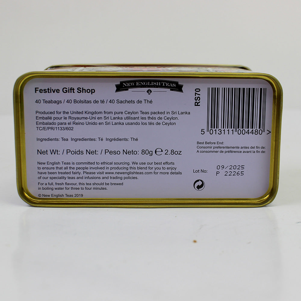 Season Greeting English Tea Tin (40 tea bags)