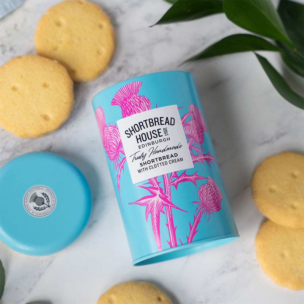 Shortbread House Tin With Clotted Cream 140g