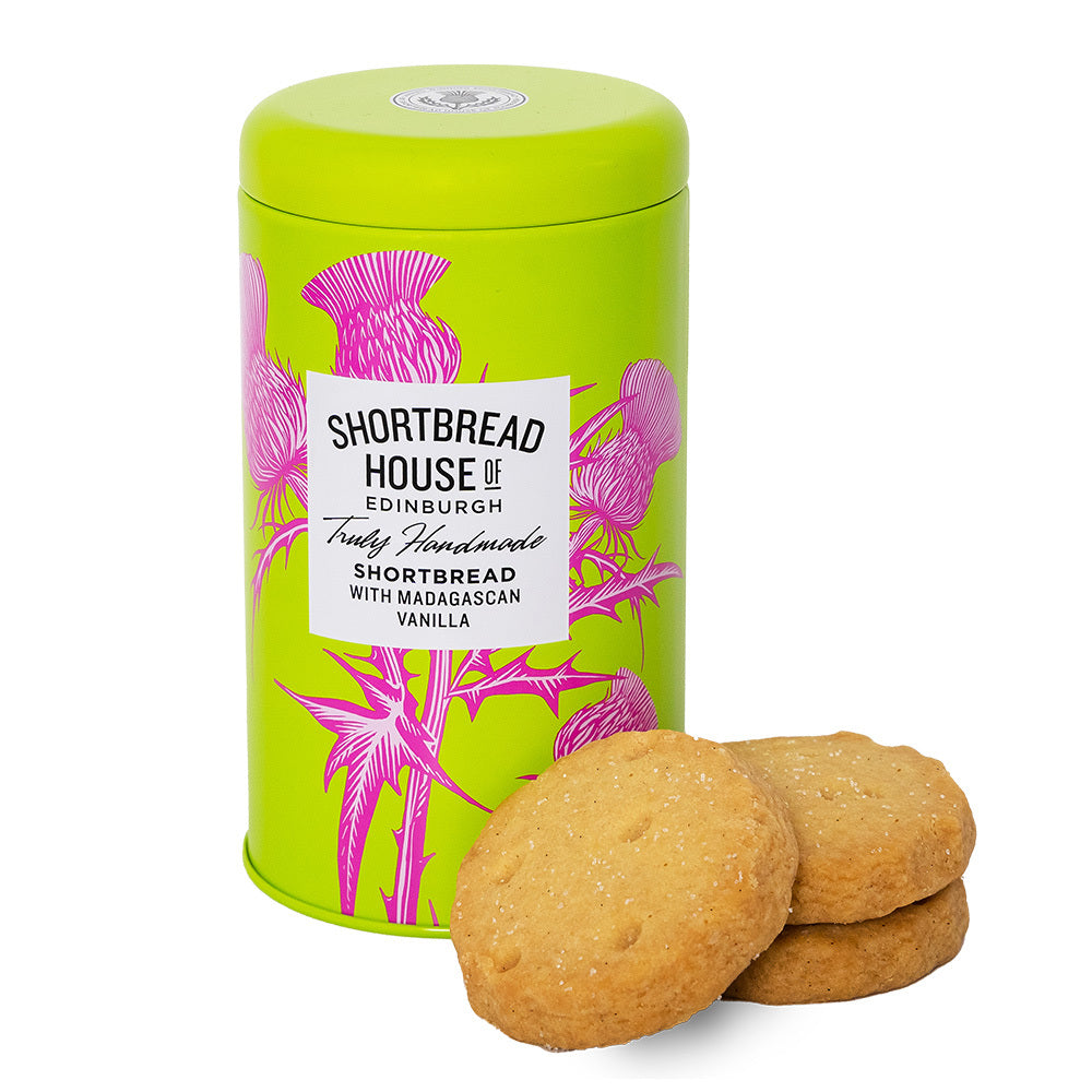 Shortbread House Tin with Madagascan Vanilla (140g)