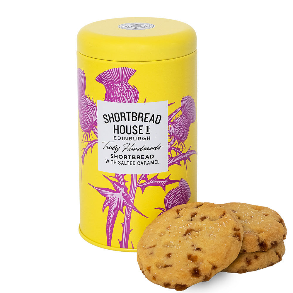 Shortbread House Tin With Salted Caramel 140g