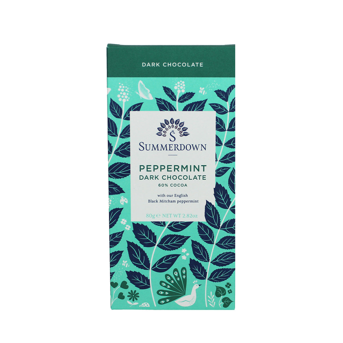 Summerdown Peppermint Dark Chocolate Bar (80g)