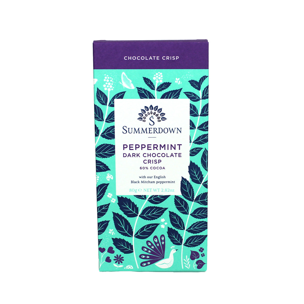 Summerdown Peppermint Dark Chocolate Crisp Bar (80g)
