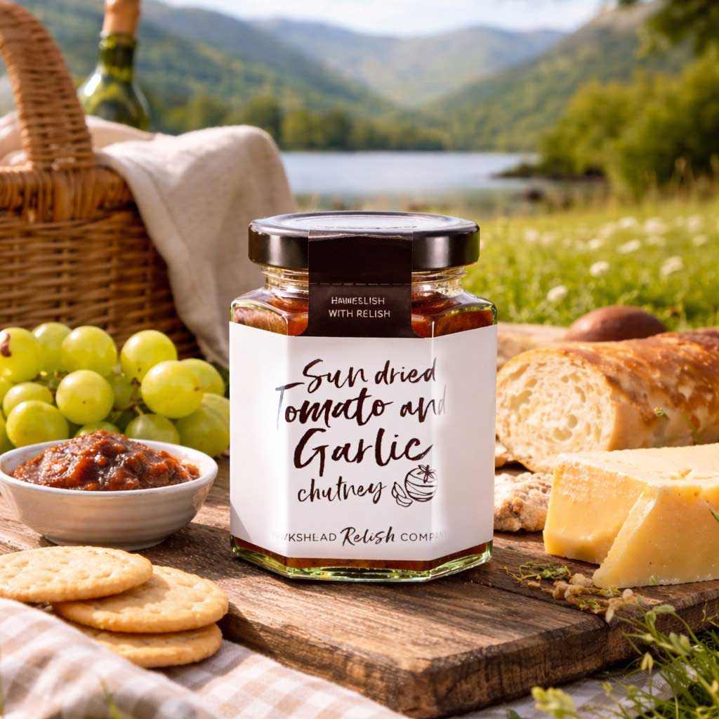 Hawkshead Sun Dried Tomato & Garlic Chutney 195g